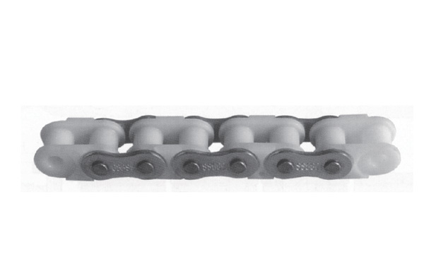 Combination stainless steel engineering plastic chains